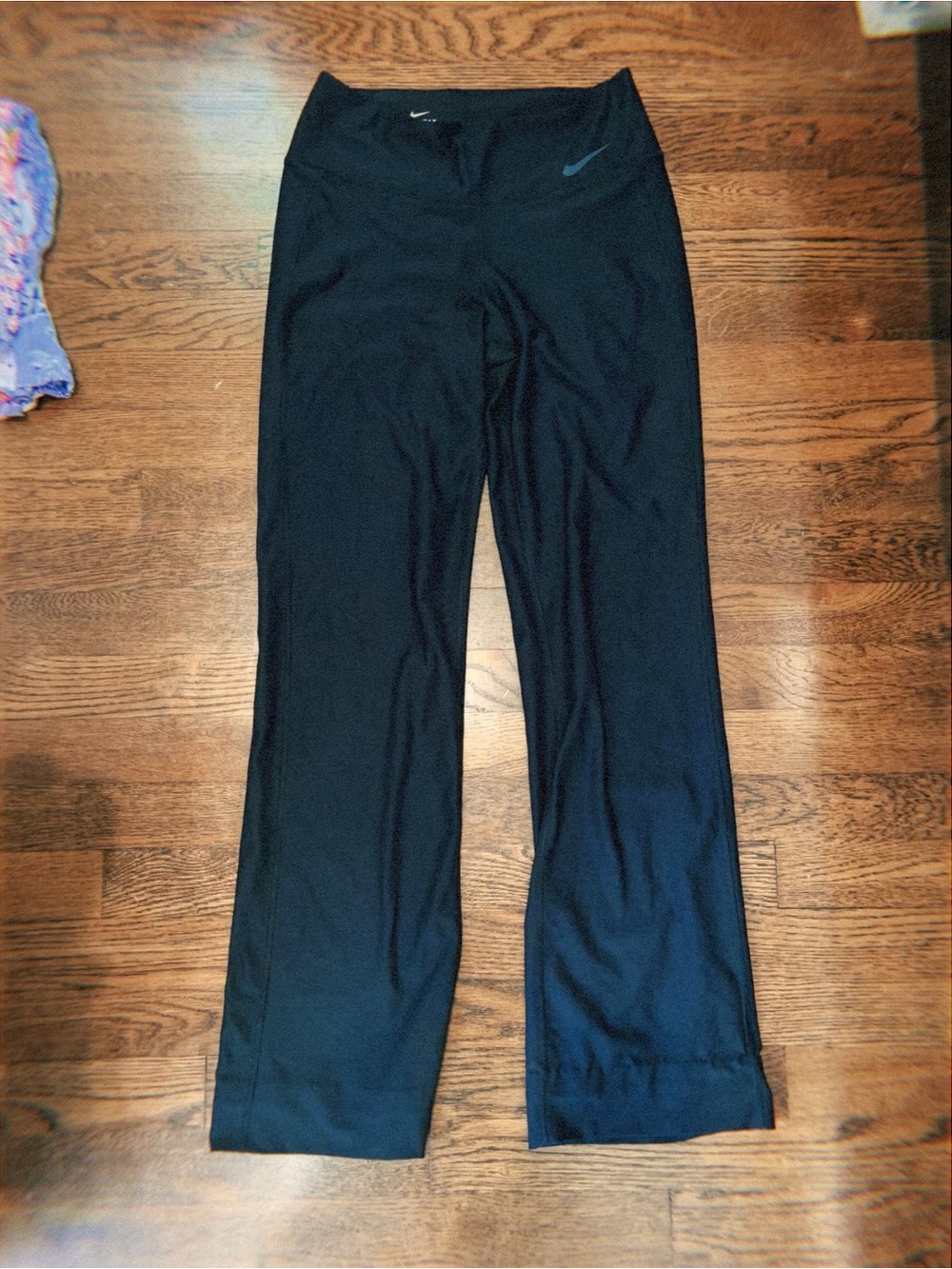 Nike Black Workout Pants with Subtle Swoosh